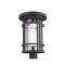 Z-Lite Jordan 1 Light Outdoor Post Mount Fixture, Black And Clear Seedy 570PHXL-BK - alternate 4